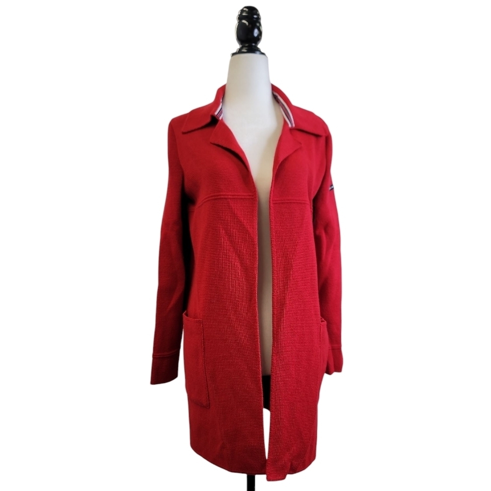 St. James Knit  wool Mid lenth open cardigan
